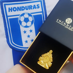 Honduras label pins made in sterling silver