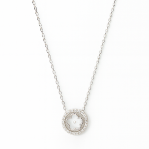 Flower Chain and Pendant Necklace