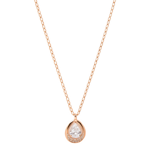 Teardrop Chain and Pendant Necklace