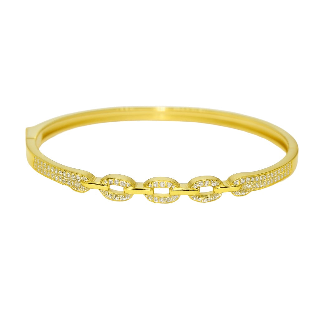 Chain-Link Bangle Bracelets