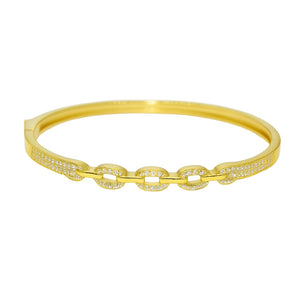 Chain-Link Bangle Bracelets