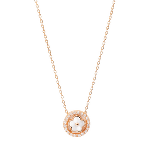 Flower Chain and Pendant Necklace