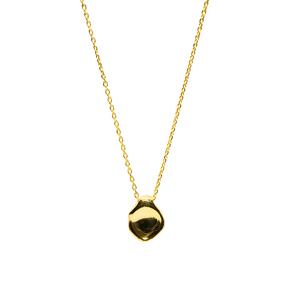 Organic Shape Chain and Pendant Necklace