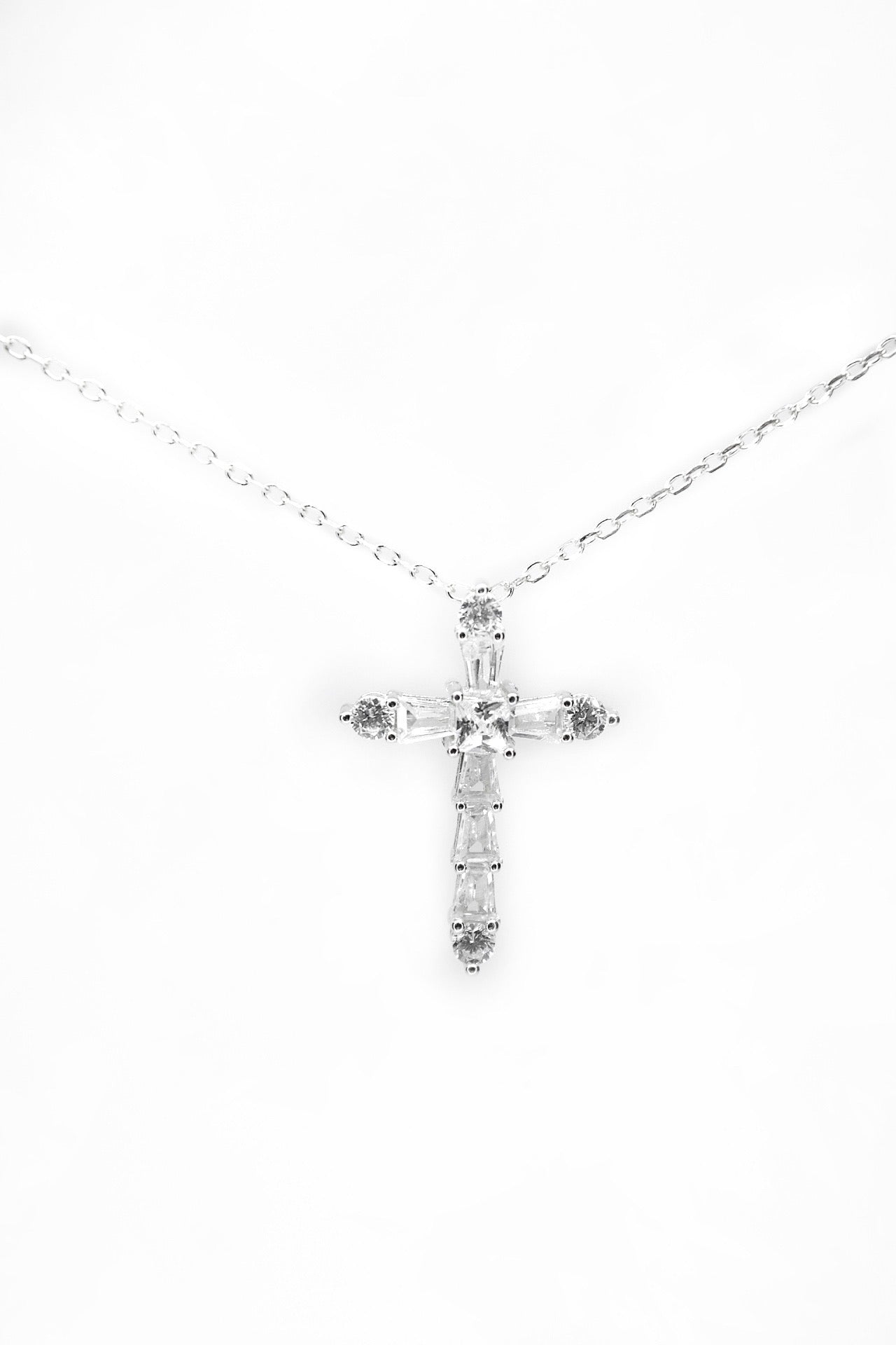 Sterling Silver Cross Necklace: Perfect for Baptisms and First Communions