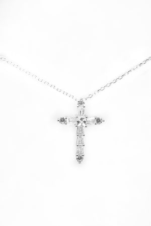 Sterling Silver Cross Necklace: Perfect for Baptisms and First Communions