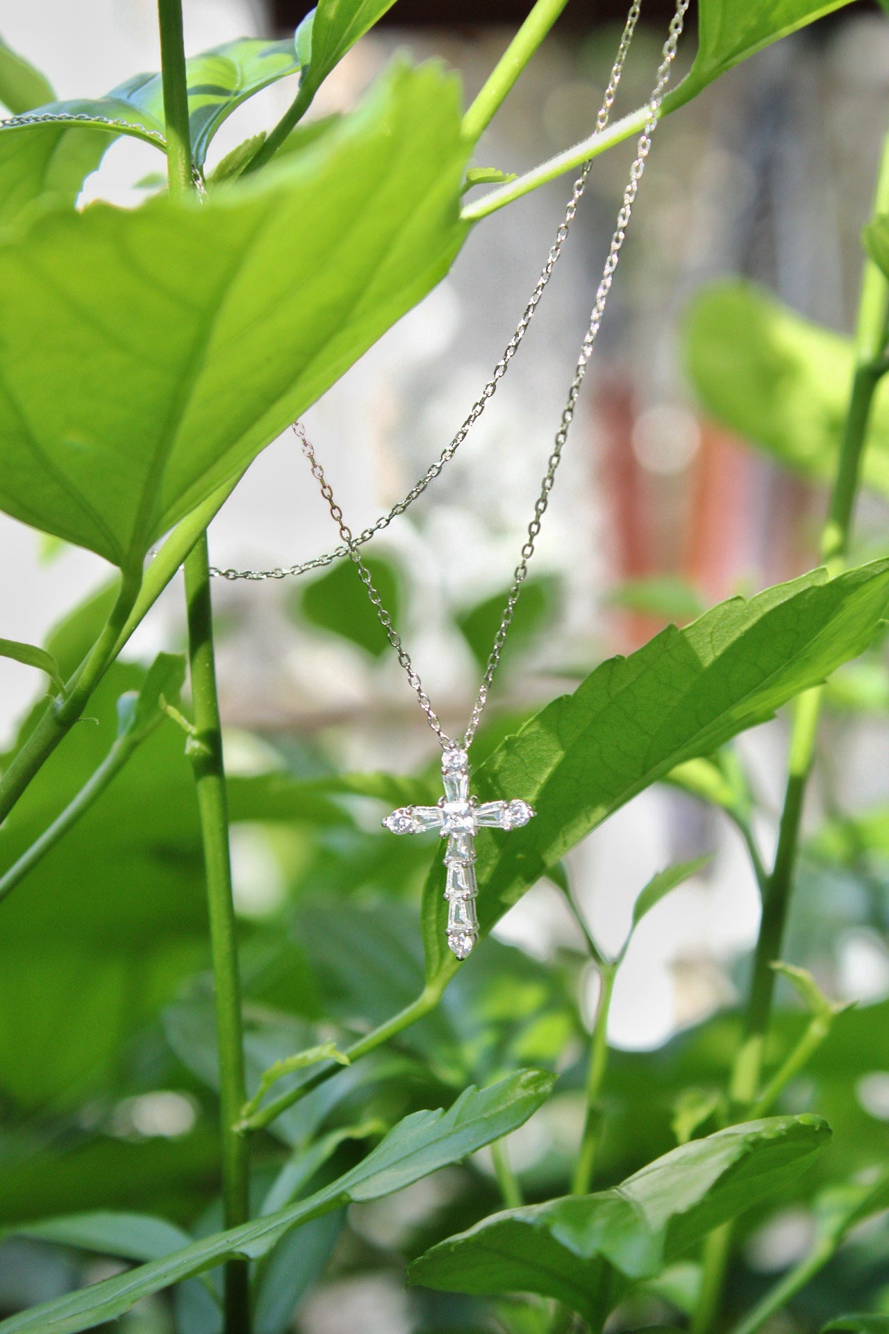 Sterling Silver Cross Necklace: Perfect for Baptisms and First Communions