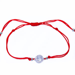 Radiant Wishes Red Thread Bracelet