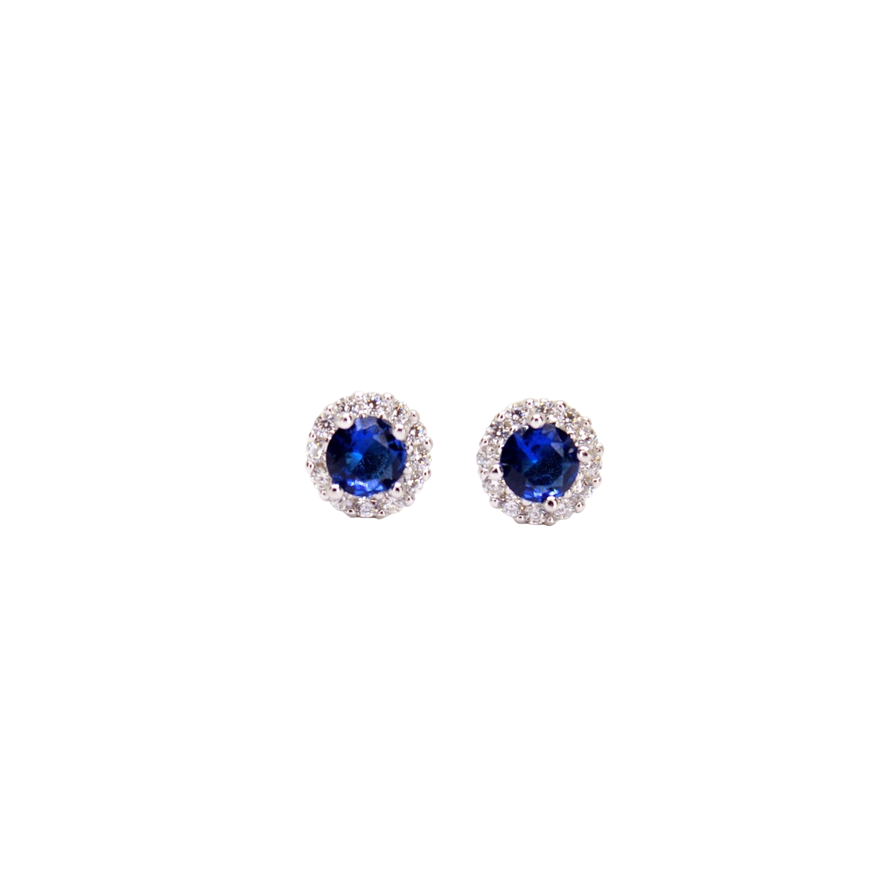 “Azure Elegance” Blue Zirconia Studs - Gift for her