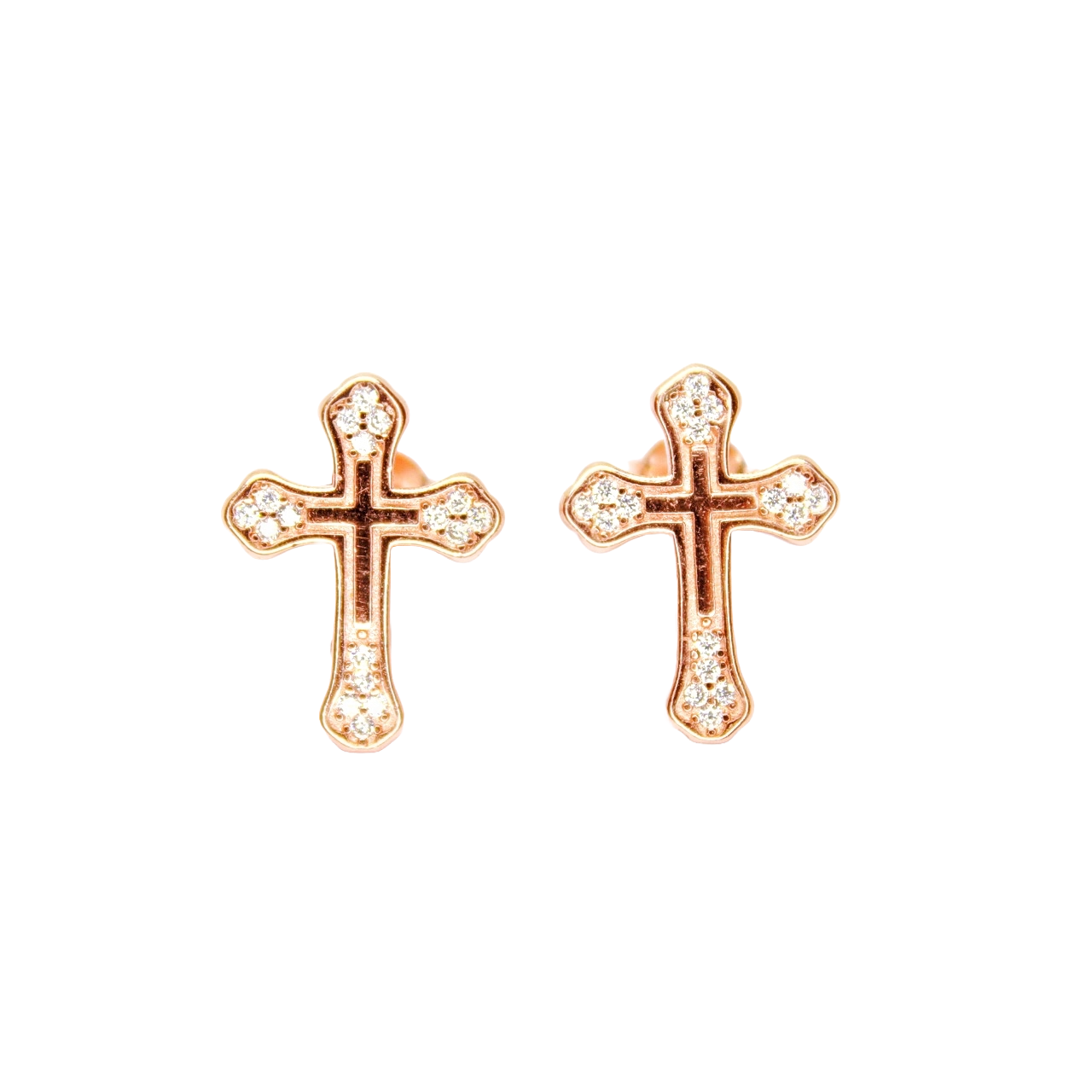 Eternal Faith Cross Earrings - Gift for her