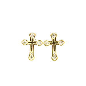 Eternal Faith Cross Earrings - Gift for her