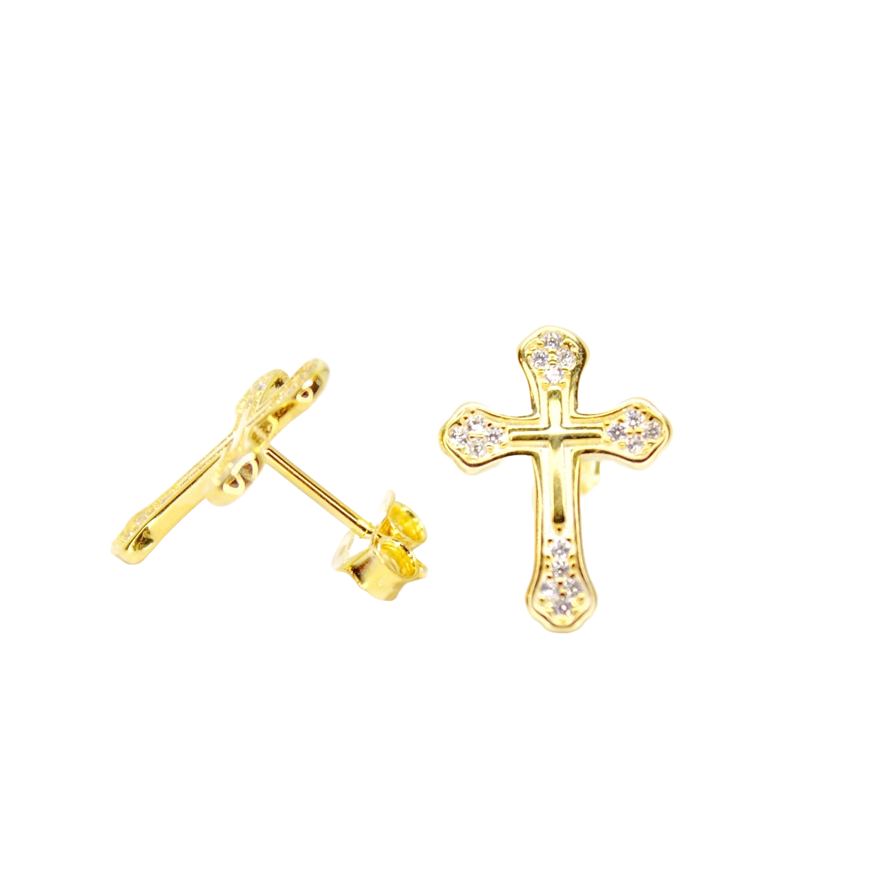 Eternal Faith Cross Earrings - Gift for her