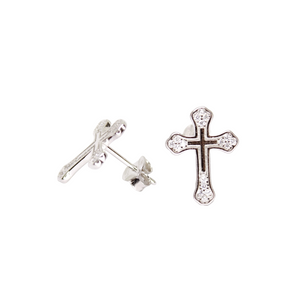 Eternal Faith Cross Earrings - Gift for her