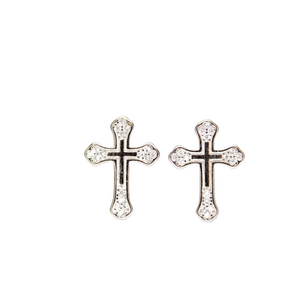 Eternal Faith Cross Earrings - Gift for her