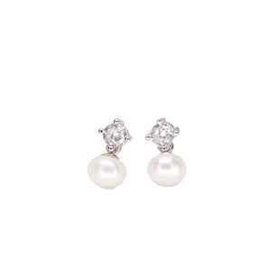 Pearl Spark Earrings - Gift for Her Birthdays