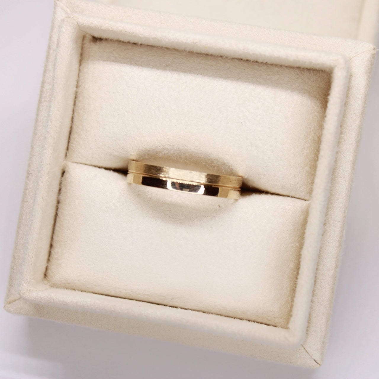Mixed-Finish Wedding Bands – Satin & Polished