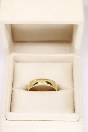 Half-Round Wedding Bands with Milgrain Detailing