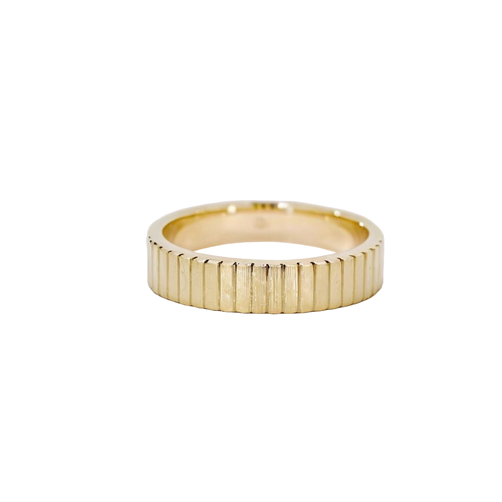 Alianzas de boda con acabado satinado