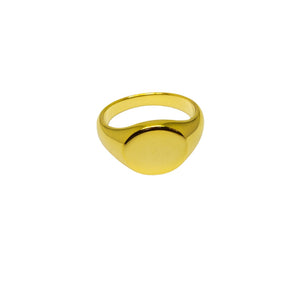 Classic Silver Signet Rings