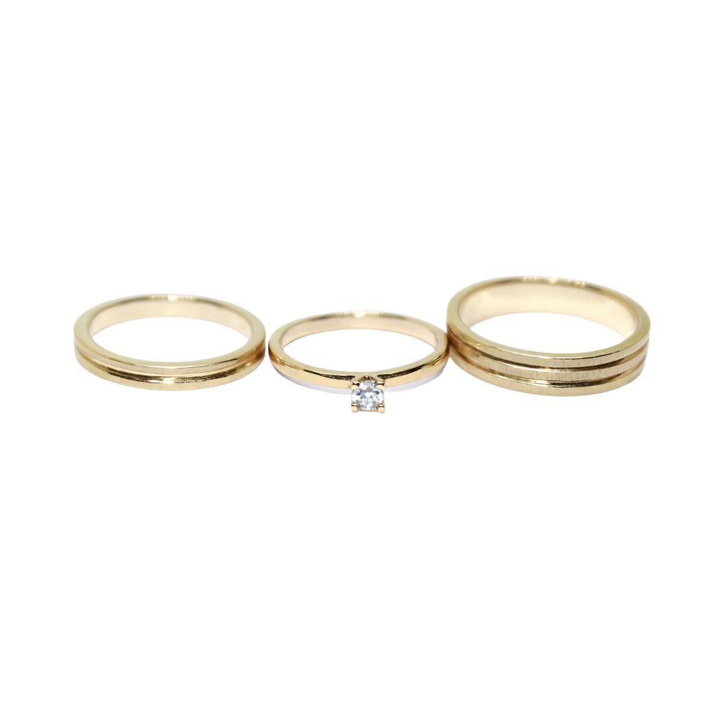 Bridal Sets – Classic Solitaire Trio