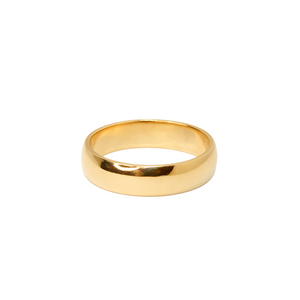 Classic Half-Round Wedding Bands – 4.5mm