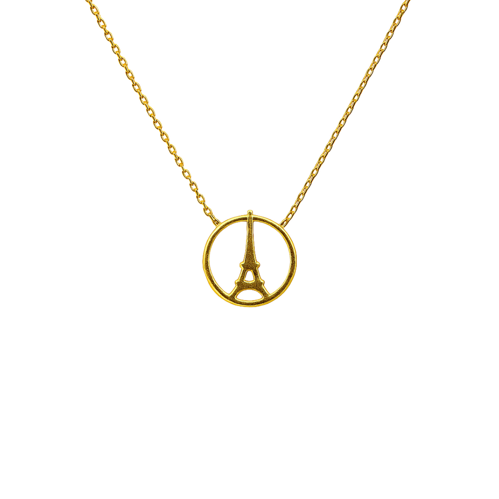 Eiffel Chain and Pendant Necklace