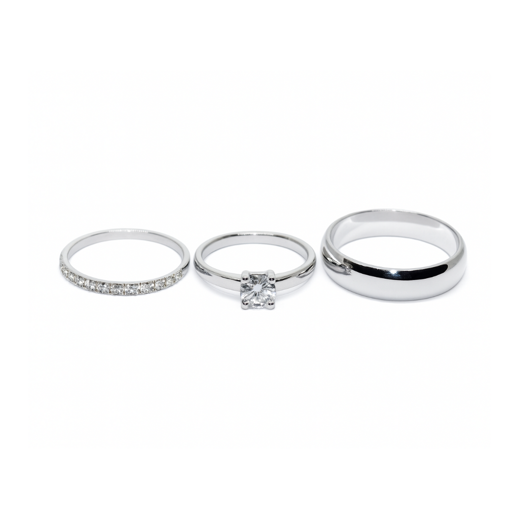 Bridal Sets – White Gold Radiance