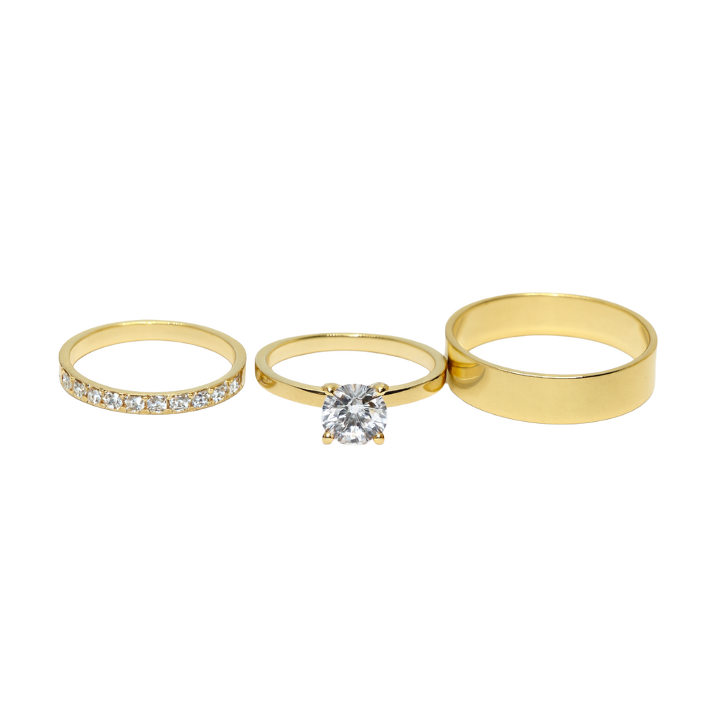 Bridal Sets – Classic Round Solitaire