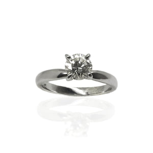 0.82 CT Diamond solitaire engagement ring