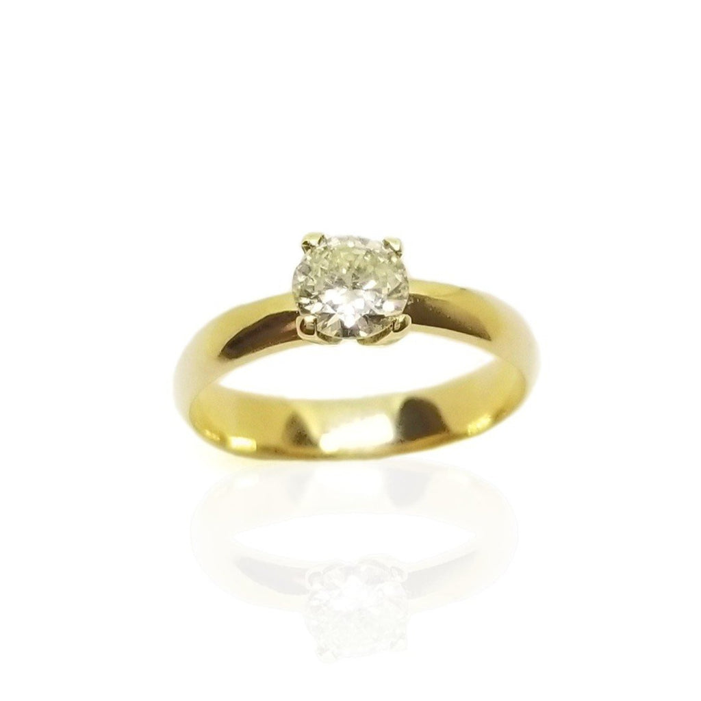 Solitaire Diamond 0.52ct engagement ring
