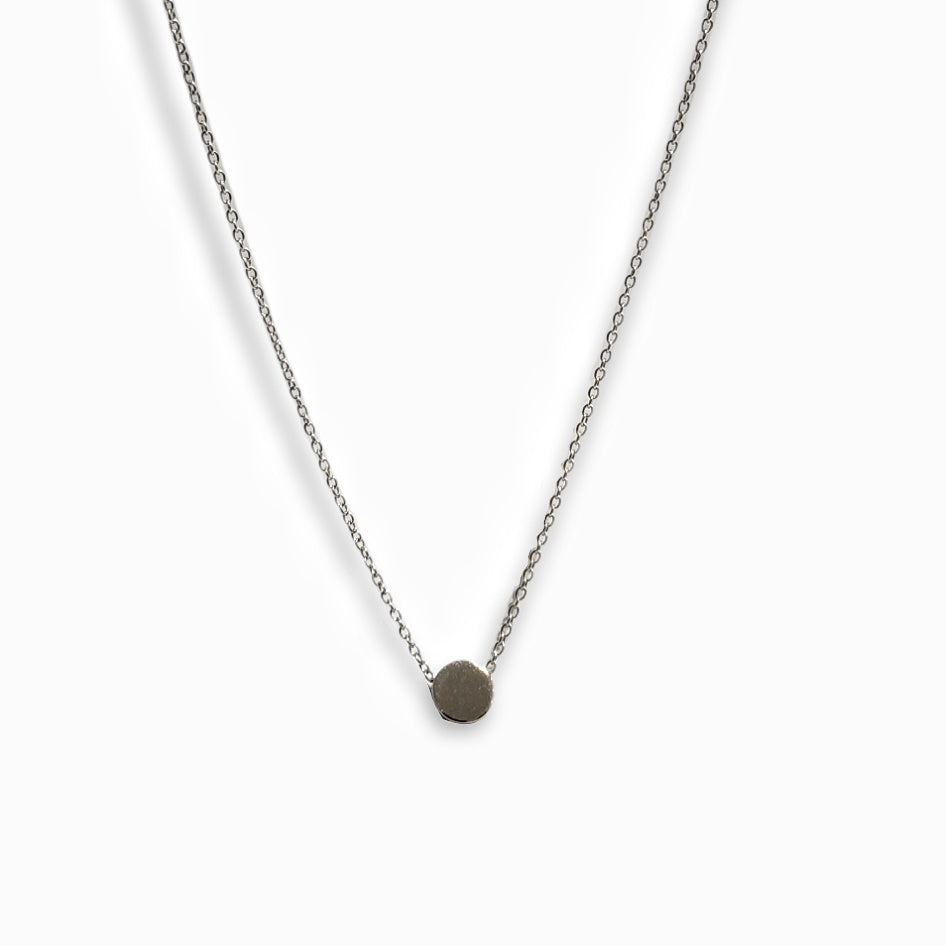 Engravable sterling silver necklace